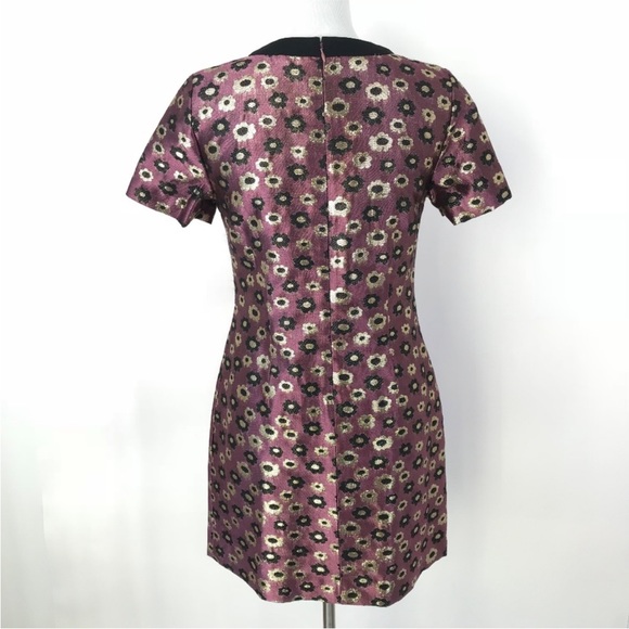 J. CREW Collection Sparkle Floral Printed Shift Dress - Picture 3 of 9